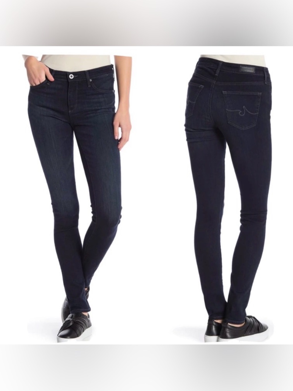 AG Agriano Goldschmied The Absolute Legging Extreme Skinny Dark Indigo Size 25